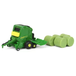 1/64 John Deere 561R Round Baler and Bales