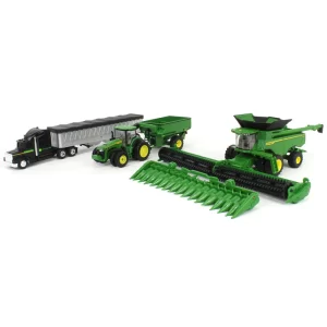 1/64 John Deere Modern Harvesting Set